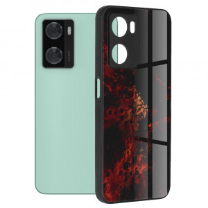 Husa telefon Oppo A57 4G / A57s / OnePlus Nord N20 SE - Techsuit Glaze Series - Red Nebula - Img 1