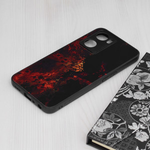 Husa telefon Oppo A57 4G / A57s / OnePlus Nord N20 SE - Techsuit Glaze Series - Red Nebula - Img 2