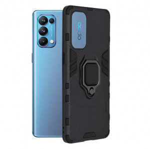 Husa telefon Oppo Reno5 Pro 5G - Techsuit Silicone Shield - Black - Img 1