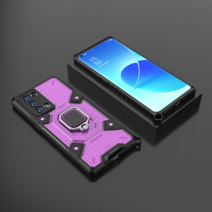 Husa telefon Oppo Reno6 Pro 5G (Snapdragon) - Techsuit Honeycomb Armor - Rose-Violet - Img 3
