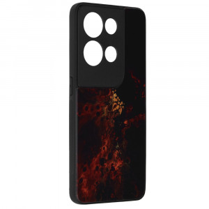 Husa telefon Oppo Reno8 Pro - Techsuit Glaze Series - Red Nebula - Img 4