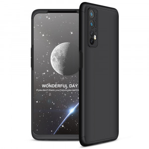 Husa telefon Realme 7 + Folie - GKK 360 - Black - Img 2