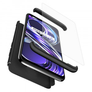 Husa telefon Realme 8i + Folie - GKK 360 - Black - Img 1