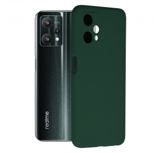Husa telefon Realme 9 5G / Realme 9 Pro - Techsuit Soft Edge Silicone - Dark Green - Img 1