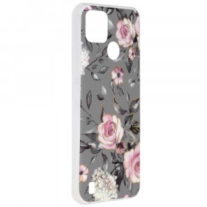 Husa telefon Realme C21Y / C25Y - Techsuit Marble Series - Bloom of Ruth Gray - Img 2