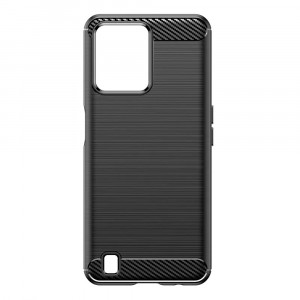 Husa telefon Realme C31 - Techsuit Carbon Silicone - Black - Img 4