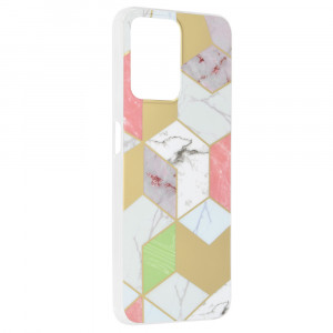 Husa telefon Realme C35 / Narzo 50A Prime - Techsuit Marble Series - Purple Hex - Img 2