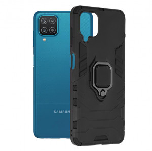 Husa telefon Samsung Galaxy A12 / A12 Nacho - Techsuit Silicone Shield - Black - Img 1