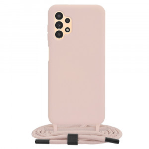 Husa telefon Samsung Galaxy A13 4G - Techsuit Crossbody Lanyard - Pink - Img 1