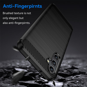 Husa telefon Samsung Galaxy A14 5G - Techsuit Carbon Silicone - Black - Img 4