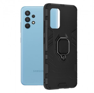 Husa telefon Samsung Galaxy A32 4G - Techsuit Silicone Shield - Black - Img 1