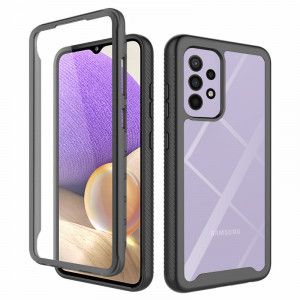 Husa telefon Samsung Galaxy A32 5G + Folie - Techsuit Defense360 Pro - Black - Img 1