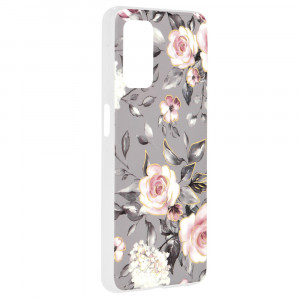 Husa telefon Samsung Galaxy A32 5G - Techsuit Marble Series - Bloom of Ruth Gray - Img 2