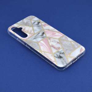 Husa telefon Samsung Galaxy A34 5G - Techsuit Marble Series - Pink Hex - Img 2