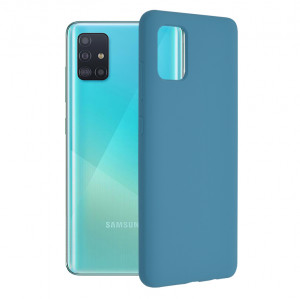 Husa telefon Samsung Galaxy A51 4G - Techsuit Soft Edge Silicone - Denim Blue