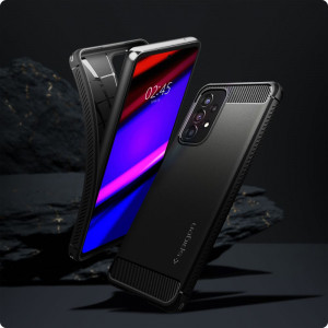 Husa telefon Samsung Galaxy A53 5G - Spigen Rugged Armor - Black - Img 3