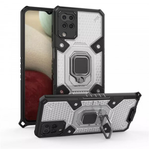 Husa telefon Samsung Galaxy F12 / M12 - Techsuit Honeycomb Armor - Black - Img 3