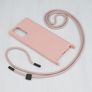 Husa telefon Samsung Galaxy Note 20 4G / Note 20 5G - Techsuit Crossbody Lanyard - Pink - Img 2