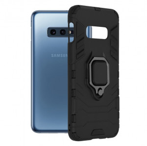 Husa telefon Samsung Galaxy S10e - Techsuit Silicone Shield - Black - Img 1