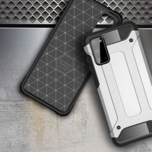 Husa telefon Samsung Galaxy S20 4G / S20 5G - Techsuit Hybrid Armor - Black - Img 4