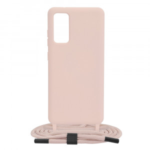 Husa telefon Samsung Galaxy S20 FE 4G / S20 FE 5G - Techsuit Crossbody Lanyard - Pink - Img 1