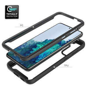 Husa telefon Samsung Galaxy S21 FE 5G + Folie - Techsuit Defense360 Pro - Black - Img 2