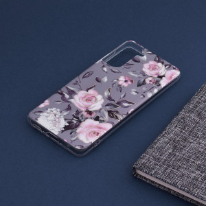 Husa telefon Samsung Galaxy S21 Plus 5G - Techsuit Marble Series - Bloom of Ruth Gray - Img 4