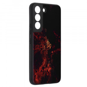 Husa telefon Samsung Galaxy S22 5G - Techsuit Glaze Series - Red Nebula - Img 3