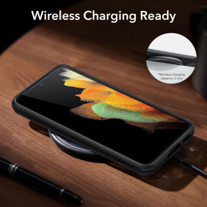 Husa telefon Samsung Galaxy S23 Plus - ESR Air Shield Boost Kickstand - Translucent Black - Img 3