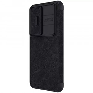 Husa telefon Samsung Galaxy S23 Plus - Nillkin QIN Leather Pro Case - Black - Img 4