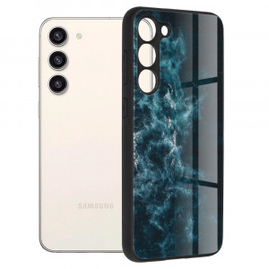Husa telefon Samsung Galaxy S23 Plus - Techsuit Glaze Series - Blue Nebula - Img 1