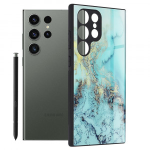 Husa telefon Samsung Galaxy S23 Ultra - Techsuit Glaze Series - Blue Ocean - Img 1