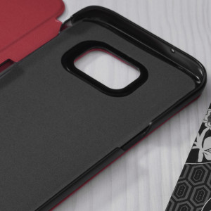 Husa telefon Samsung Galaxy S7 Edge - Techsuit eFold Series - Red - Img 3