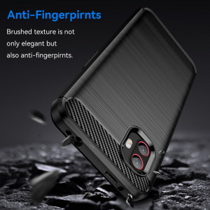 Husa telefon Samsung Galaxy Xcover6 Pro - Techsuit Carbon Silicone - Black - Img 3