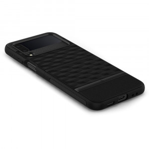 Husa telefon Samsung Galaxy Z Flip4 - Spigen Caseology Parallax - Matte Black - Img 4