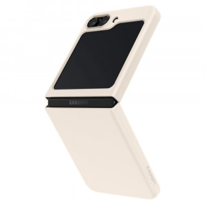 Husa telefon Samsung Galaxy Z Flip5 - Spigen Air Skin - Pearled Ivory - Img 3