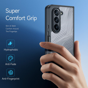 Husa telefon Samsung Galaxy Z Fold5 - Dux Ducis Aimo Series - Black - Img 3