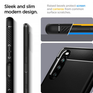 Husa telefon Sony Xperia 10 III - Spigen Rugged Armor - Black - Img 2