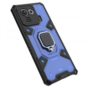 Husa telefon Xiaomi Mi 11 Pro - Techsuit Honeycomb Armor - Blue - Img 3