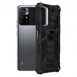 Husa telefon Xiaomi Poco M4 Pro 5G - Techsuit Blazor Series - Black - Img 1
