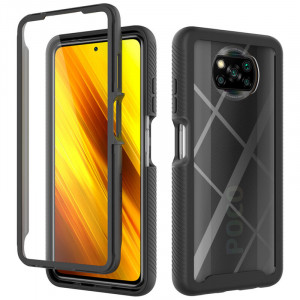 Husa telefon Xiaomi Poco X3 / Poco X3 NFC / Poco X3 Pro + Folie - Techsuit Defense360 Pro - Black - Img 1