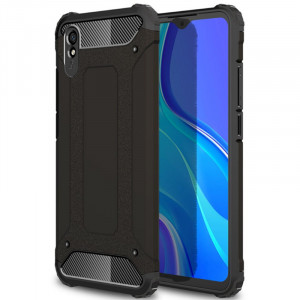 Husa telefon Xiaomi Redmi 9A / Redmi 9AT - Techsuit Hybrid Armor - Black - Img 1