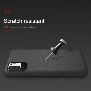 Husa telefon Xiaomi Redmi Note 10 5G / Poco M3 Pro 5G - Nillkin Super Frosted Shield - Black - Img 4