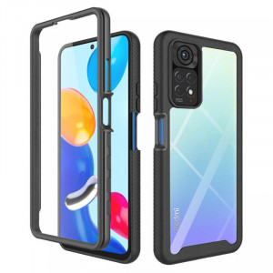 Husa telefon Xiaomi Redmi Note 11 / Note 11S + Folie - Techsuit Defense360 Pro - Black