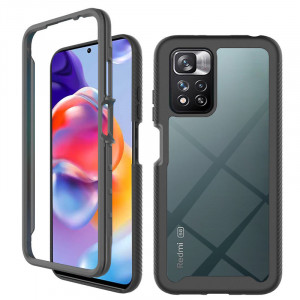 Husa telefon Xiaomi Redmi Note 11 Pro+ 5G + Folie - Techsuit Defense360 Pro - Black - Img 1