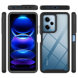 Husa telefon Xiaomi Redmi Note 12 Pro / Poco X5 Pro + Folie - Techsuit Defense360 Pro - Black - Img 2