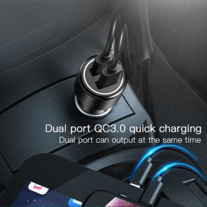 Incarcator Auto 2xUSB QC 3.0, 36W - Yesido (Y43) - Black - Img 2