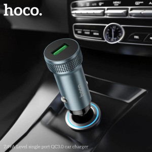 Incarcator de Smartphone pentru Masina Fast Charging, 18W - Hoco (Z49A) - Black - Img 4