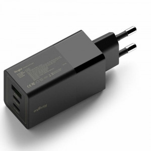 Incarcator Priza USB, 2x Type-C Fast Charging - Ringke - Black - Img 3