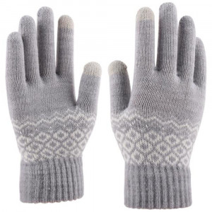 Manusi Touchscreen - Techsuit Knitting (ST0003) - Gray - Img 3